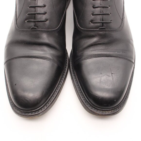 Santoni Cap Toe Leather Dress Shoes Men\'s US 10 Fashion Oxfords Shoes Italy